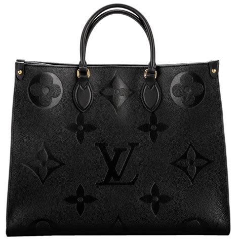 solid black louis vuitton bag|louis vuitton large black tote.